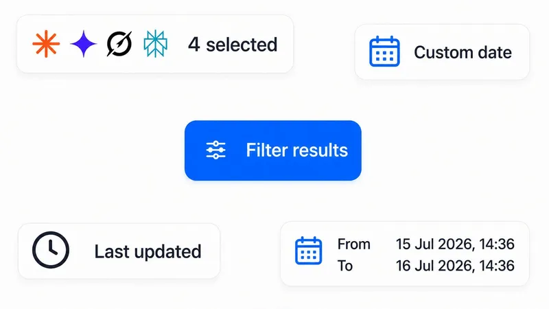 Advanced filtering & sorting