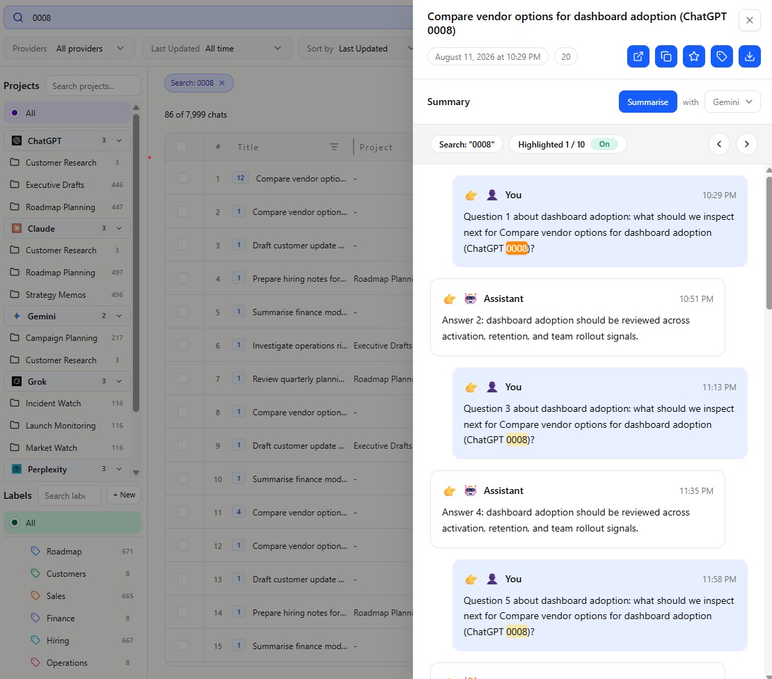Search details (light)
